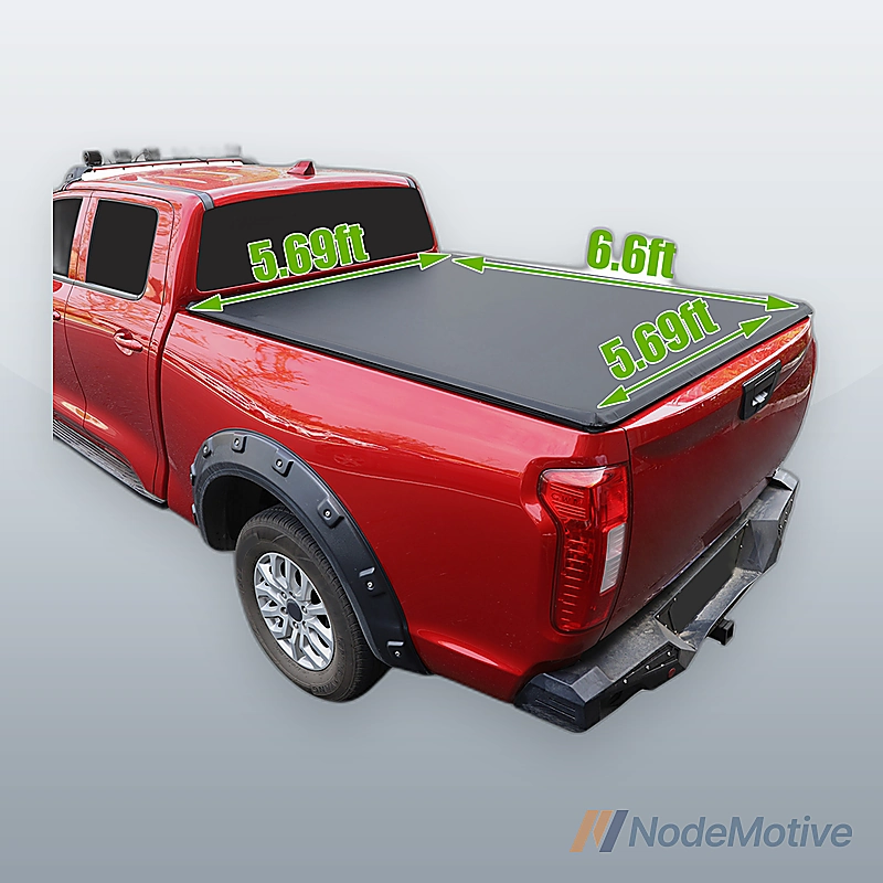 6.6ft Roll Up Truck Bed Tonneau Cover for 88-07 Chevy Full Size Chevy/GMC