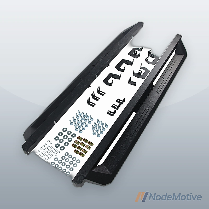 Side Step Nerf Bars Running Boards for 07-18 Silverado/Sierra 1500 Crew Cab