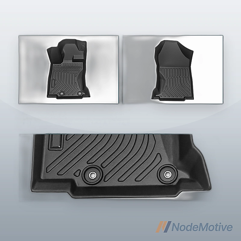 Car Floor Mats for 2020-2023 Subaru Legacy Black All-Weather TPE Rubber