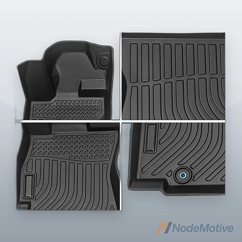 Car Floor Mats for 2020-2023 Subaru Legacy Black All-Weather TPE Rubber