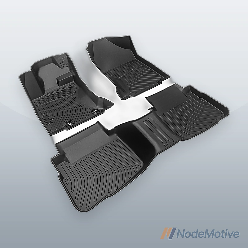 Car Floor Mats for 2020-2023 Subaru Legacy Black All-Weather TPE Rubber
