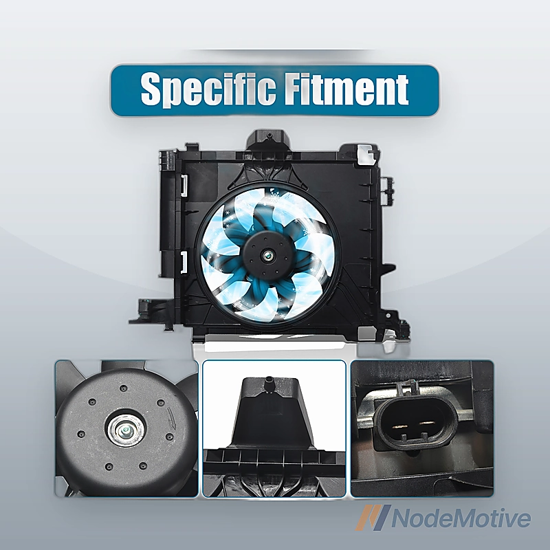 Radiator Cooling Fan Assembly for 2008-2015 Smart Fortwo