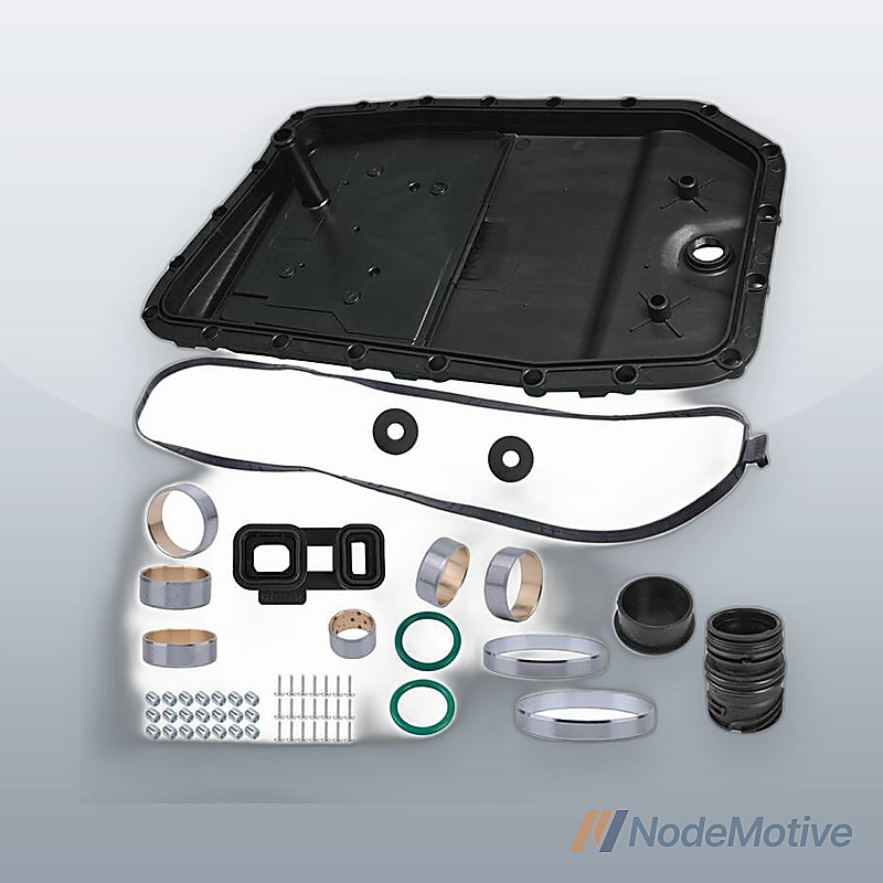 66PC Transmission Oil Pan+Seal Sleeve&Adapter+Bushing Repair Kit for BMW E90 E60