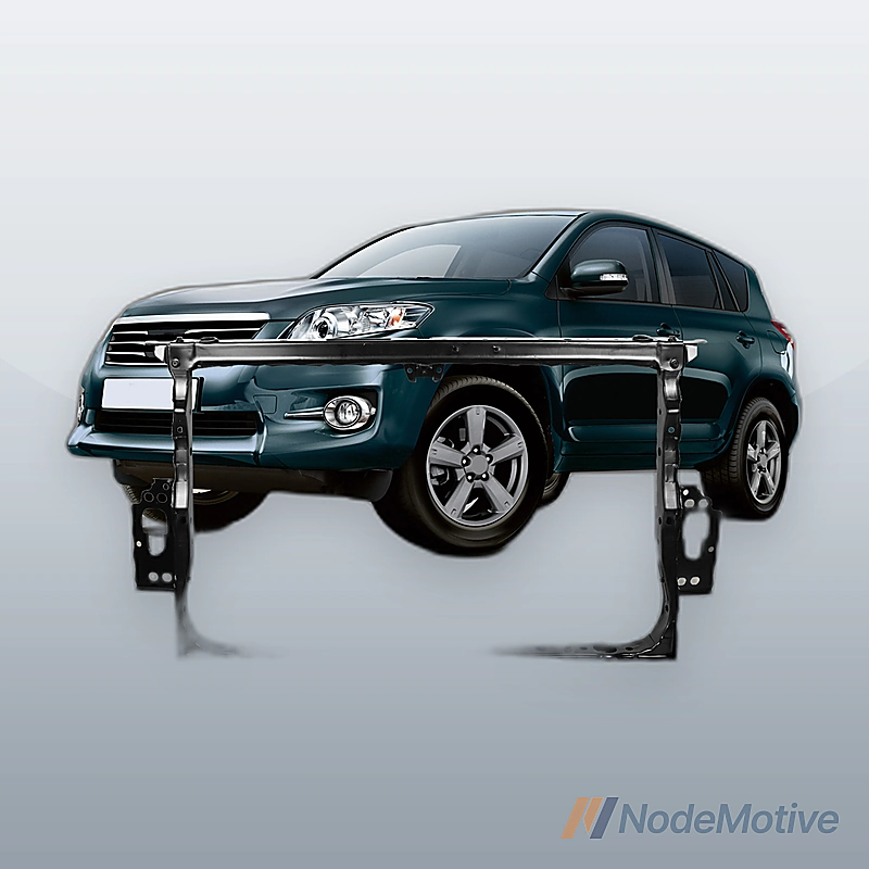 Radiator Support For 2006-2012 Toyota RAV4 Black Assembly