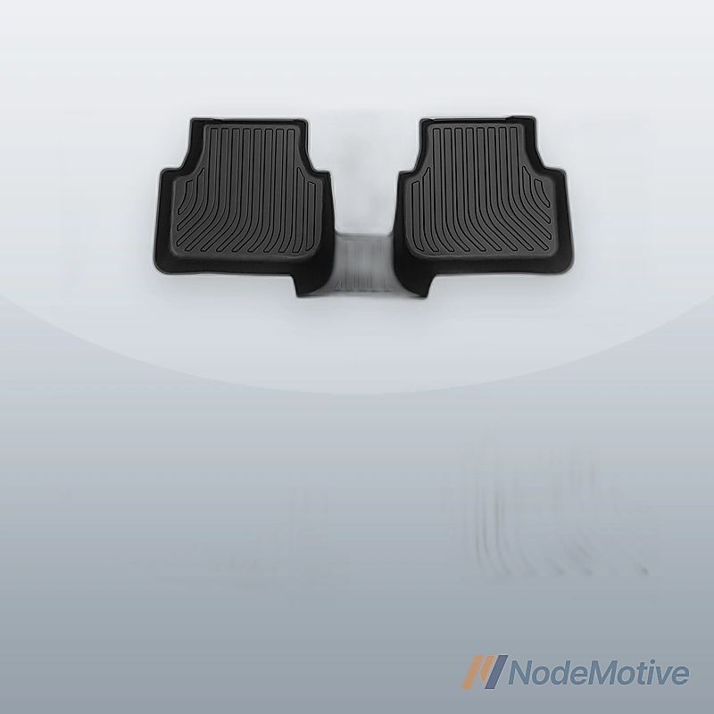 Car Floor Mats for 2019-2023 Volkswagen Jetta Black All-Weather TPE Rubber