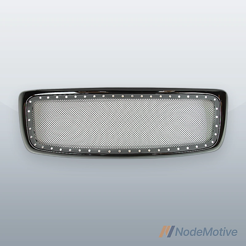 Car Front Grill for 02-05 Dodge Ram 3500 2500 1500 Gloss Black Grille