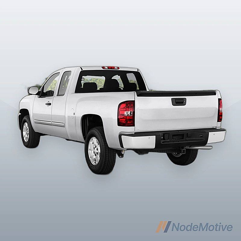 Step Bumper For 2007-2010 Chevy Silverado 2500 HD With Sensor Holes Chrome Rear