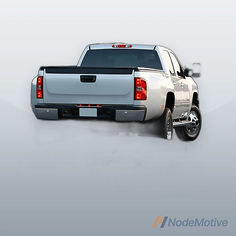 Step Bumper For 2007-2010 Chevy Silverado 2500 HD With Sensor Holes Chrome Rear