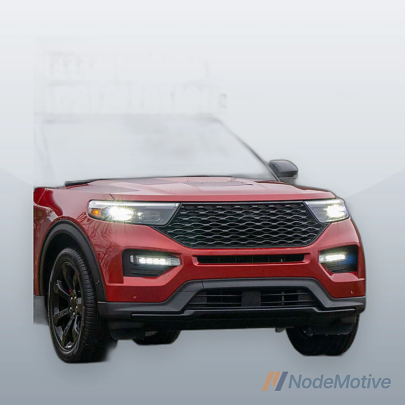 Black Plastic For 2020 EXPLORER FRONT BUMPER LOWER W/O HOLE