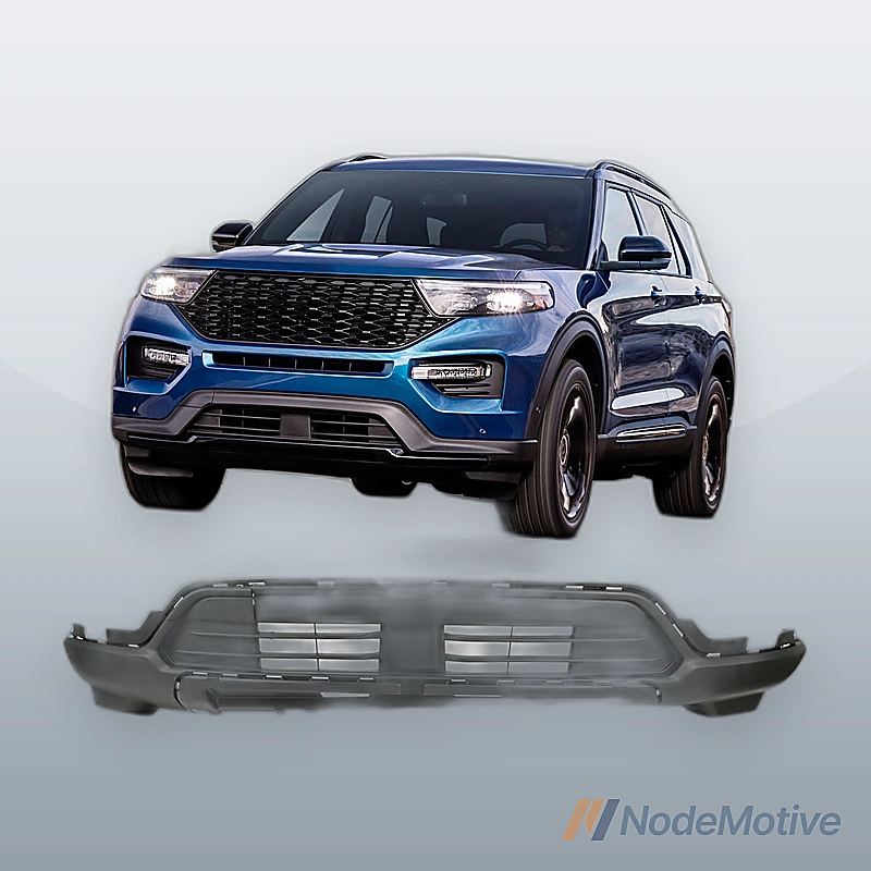 Black Plastic For 2020 EXPLORER FRONT BUMPER LOWER W/O HOLE