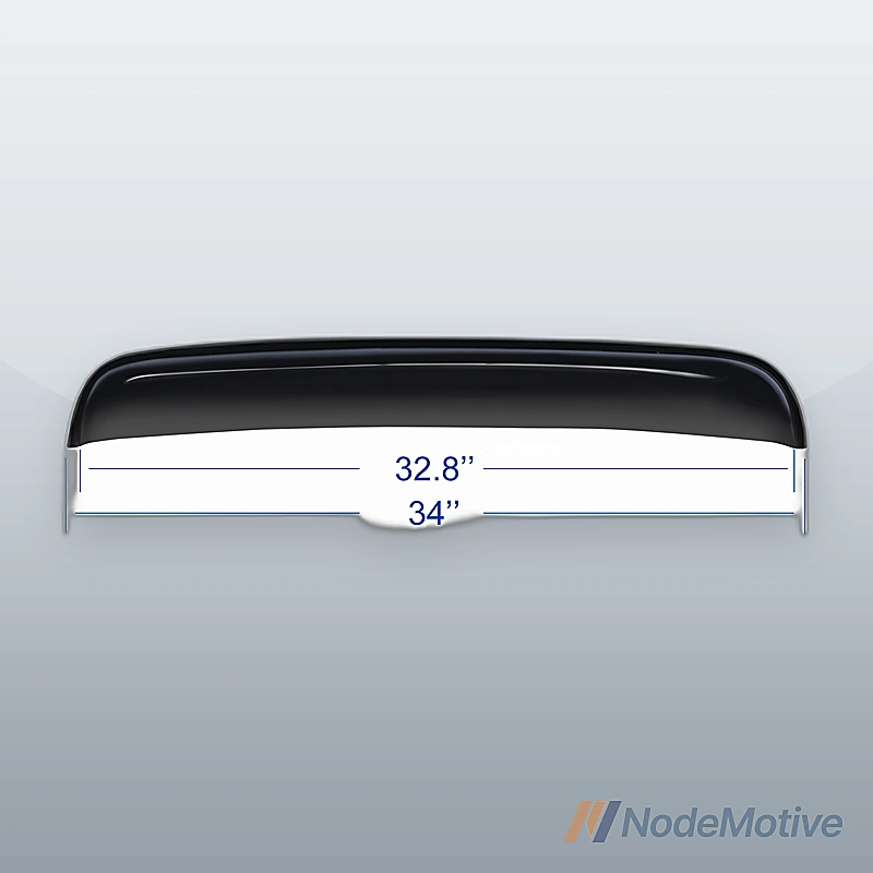 34\" Universal Deflector Sun/Moon Roof Rain Snow Guard Wind Somke Window Visor