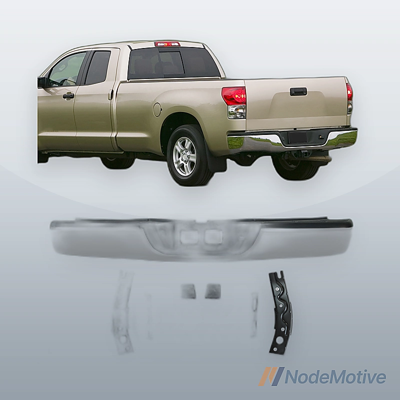 Chrome Steel Rear Step Bumper Complete Assembly For 2000-2006 Toyota Tundra