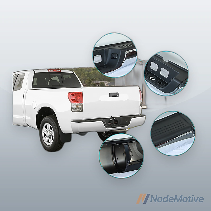 Chrome Steel Rear Step Bumper Complete Assembly For 2000-2006 Toyota Tundra