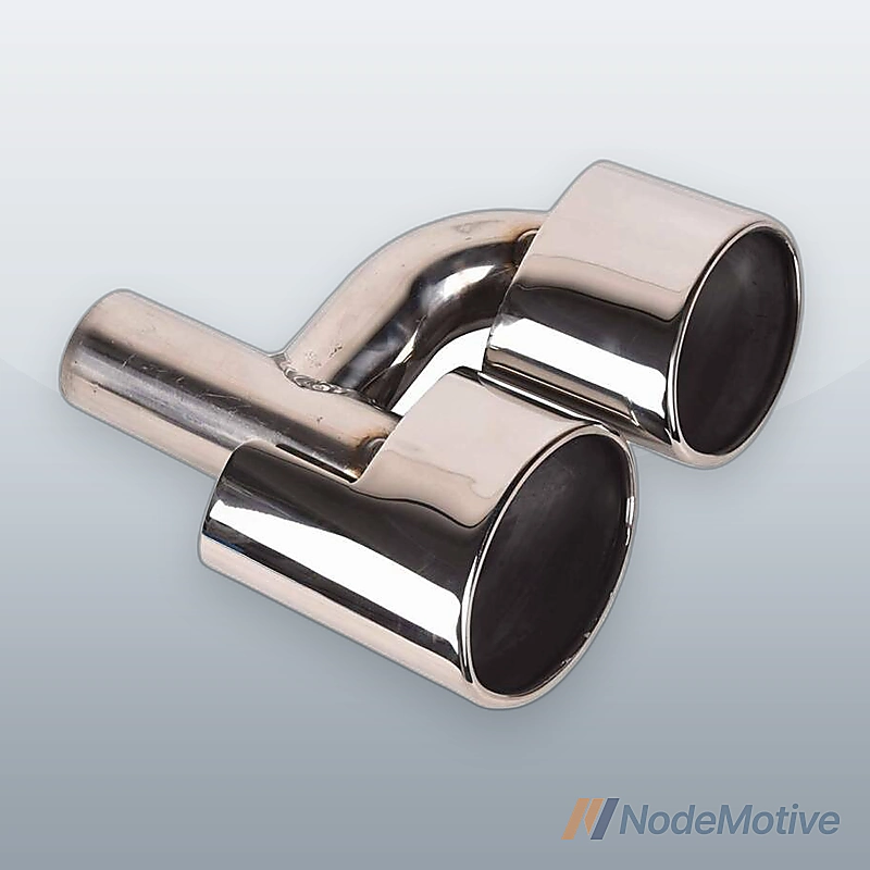 Pair For 2011-2014 Mercedes Benz W204 C Class AMG Pipe Decoration Tip