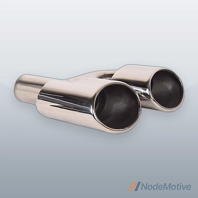 Pair For 2011-2014 Mercedes Benz W204 C Class AMG Pipe Decoration Tip
