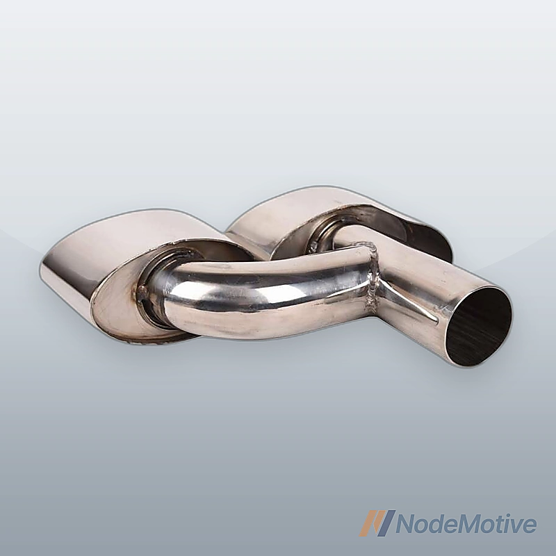Pair For 2011-2014 Mercedes Benz W204 C Class AMG Pipe Decoration Tip