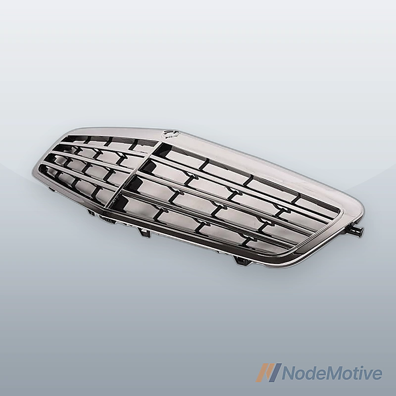 Front Bumper Grille Grill Chrome For Mercedes W212 E550 E350 E63 AMG 10-13 E400