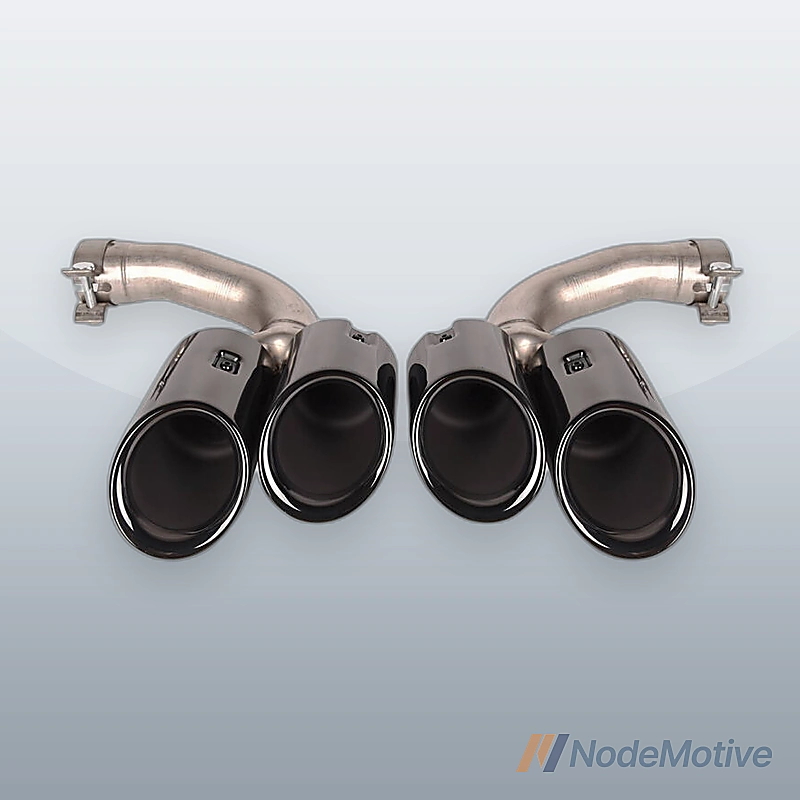 PAIR For 2018+ Rear Muffler Tip End Pipe