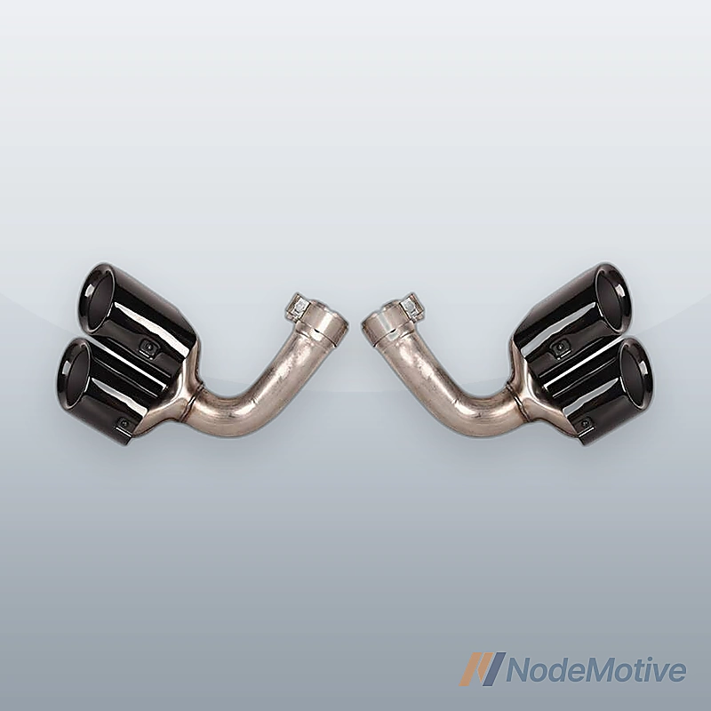 PAIR For 2018+ Rear Muffler Tip End Pipe