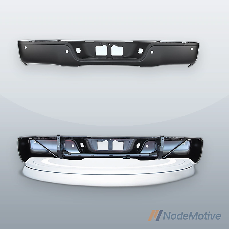 Complete Rear Bumper Assembly For 2007-2013 Toyota Tundra With Sensor Holes