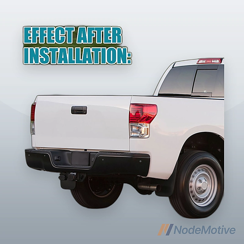 Complete Rear Bumper Assembly For 2007-2013 Toyota Tundra With Sensor Holes