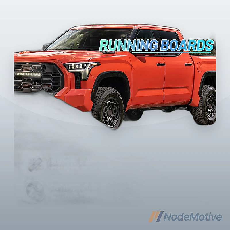 Side Step Nerf Bars Running Boards for 2022-2023 Toyota Tundra Crew Max Cab