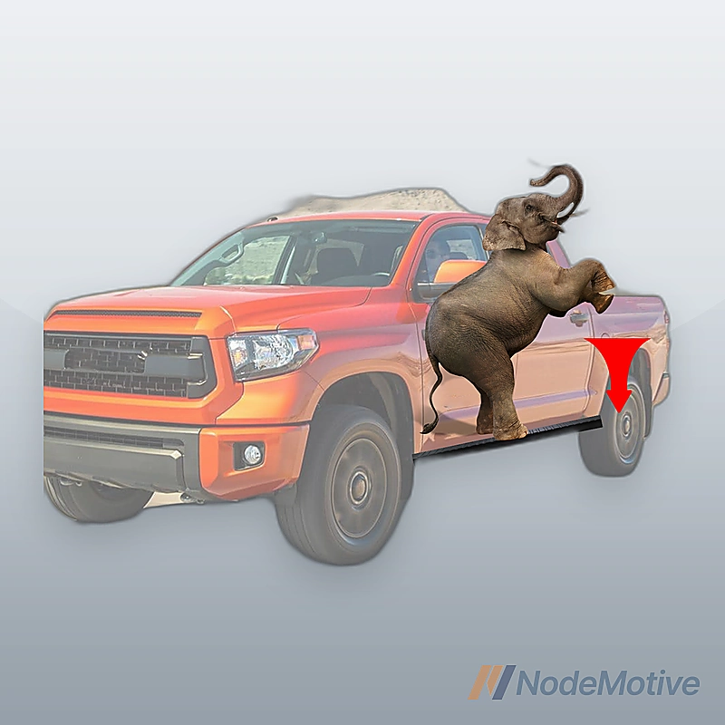Side Step Nerf Bars Running Boards for 2022-2023 Toyota Tundra Crew Max Cab