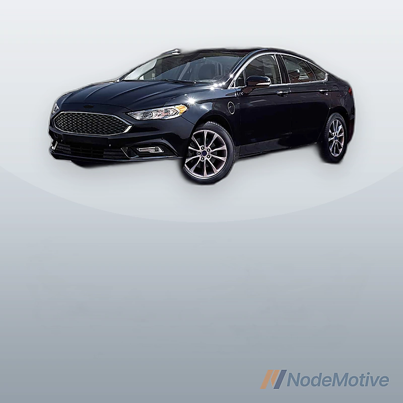 Black Front Bumper Plastic For 2017-2018 Ford Fusion
