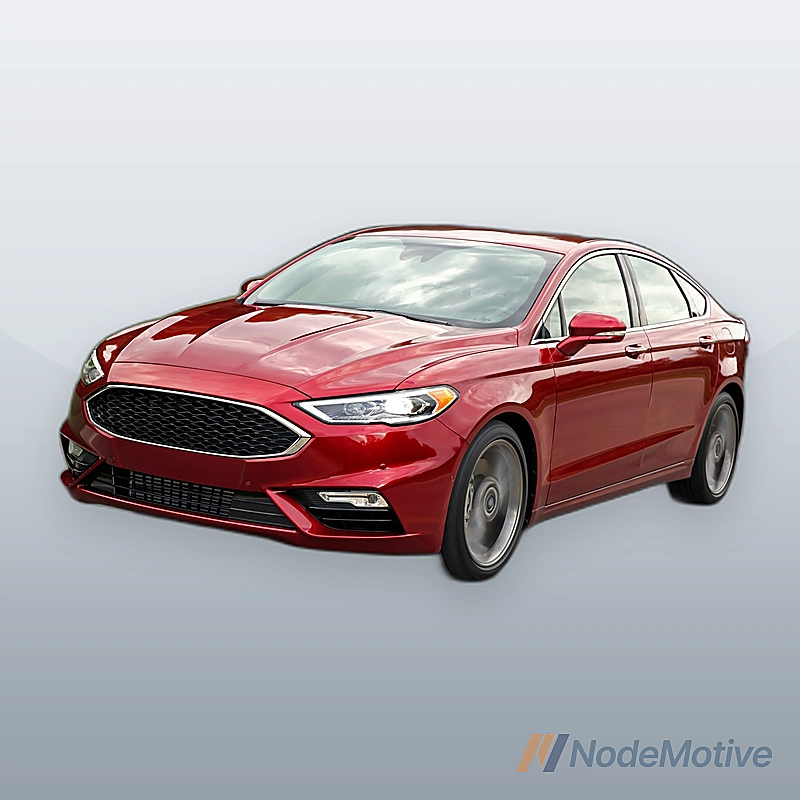 Black Front Bumper Plastic For 2017-2018 Ford Fusion
