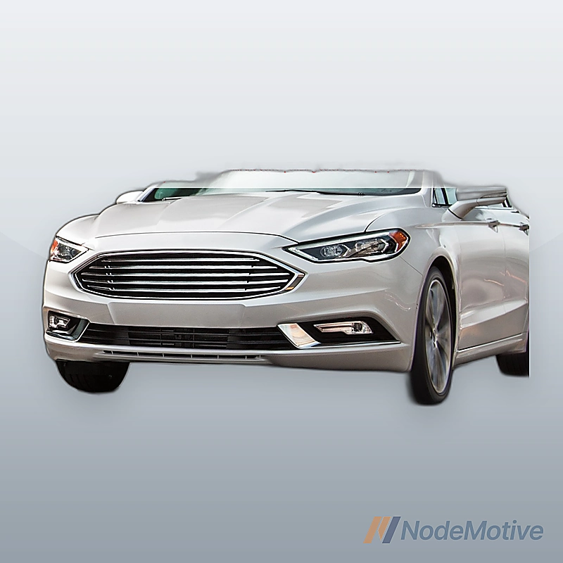 Black Front Bumper Plastic For 2017-2018 Ford Fusion