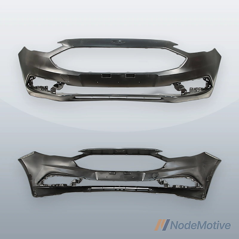 Black Front Bumper Plastic For 2017-2018 Ford Fusion