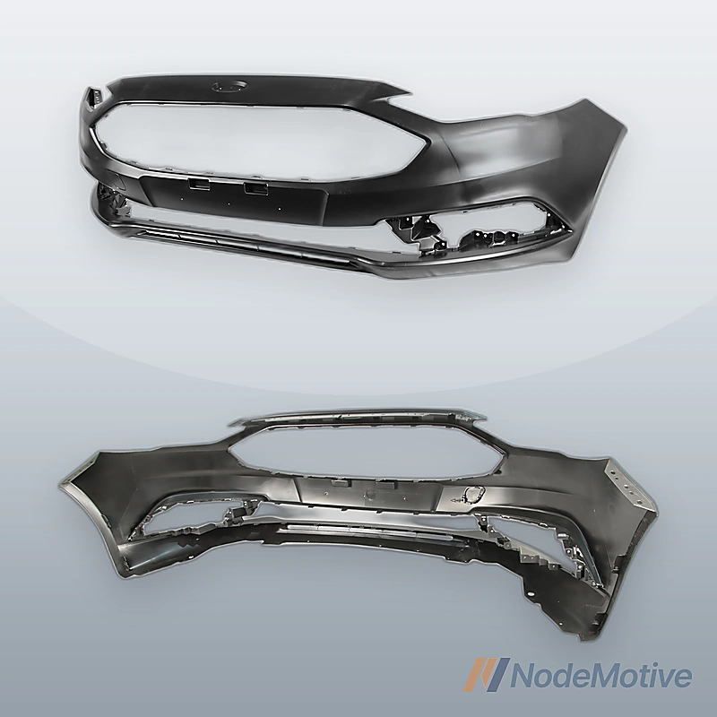 Black Front Bumper Plastic For 2017-2018 Ford Fusion