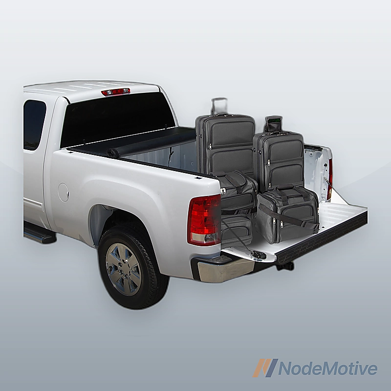 5.8FT Soft Roll Up Bed Tonneau Cover For 2014-19 Chevy Silverado/GMC Sierra 1500