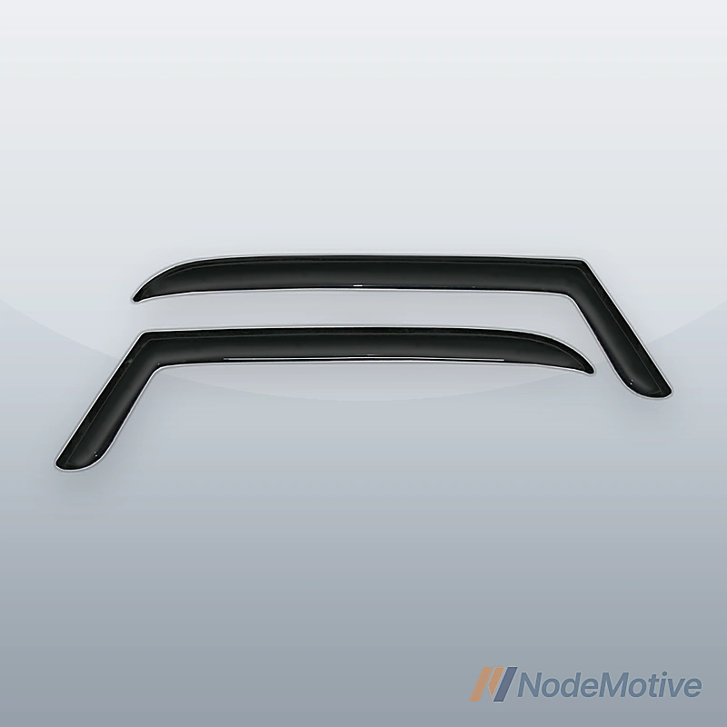 2x Front Door Sun/Rain Guard Window Visor For 97-06 Jeep TJ Wrangler