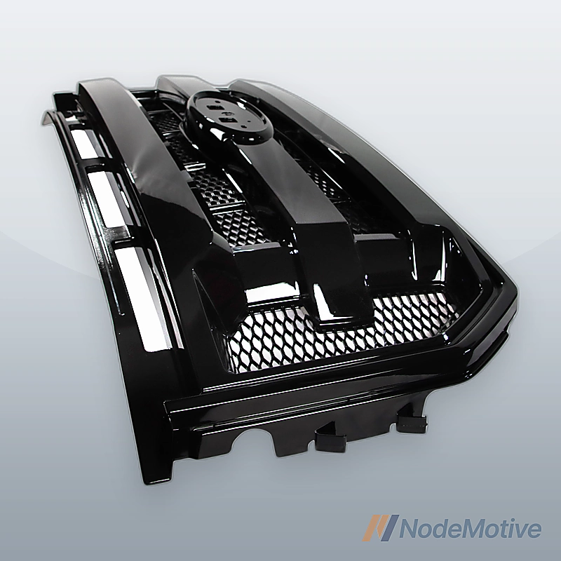 Car Front Grill for 15-17 Ford F-150,Gloss Black Grille