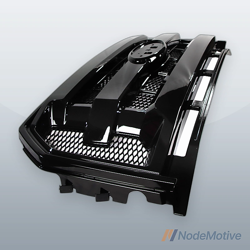 Car Front Grill for 15-17 Ford F-150,Gloss Black Grille