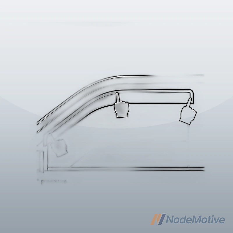 4pcs For 97-03 F150 97-99 F250 Light Duty Super/Extended Cab Guard Window Visors