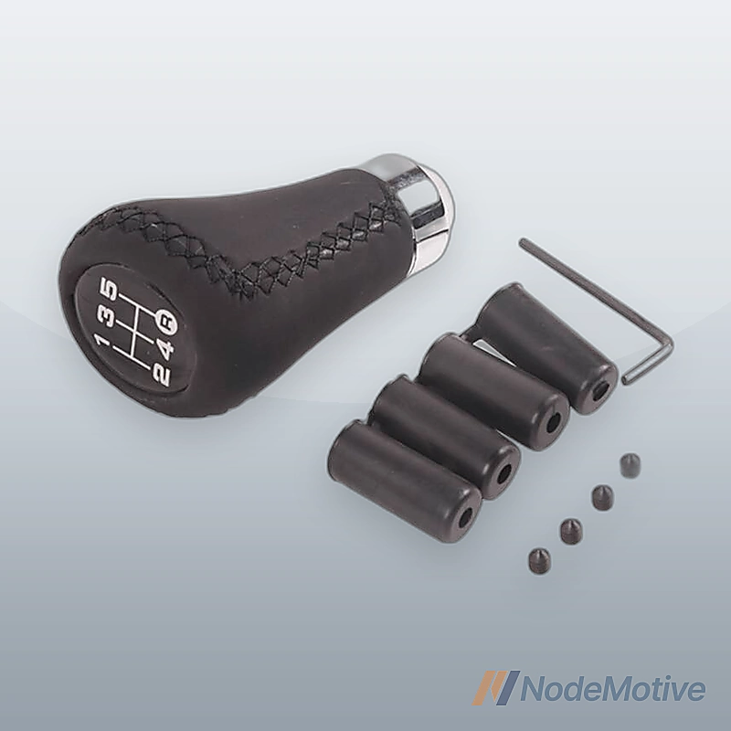 5 Speed Car Manual Shift Knob Gear Stick Shifter Lever Leather Universal
