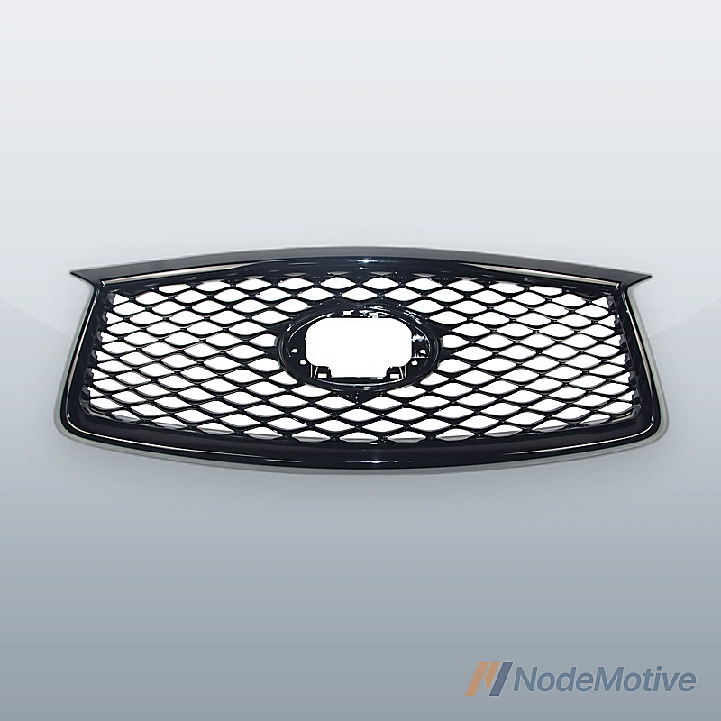 Front Grill for 2019-2022 INFINITI QX50 Gloss Black