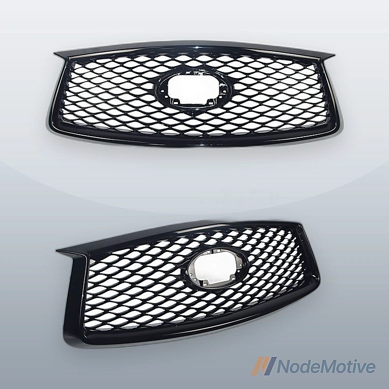 Front Grill for 2019-2022 INFINITI QX50 Gloss Black