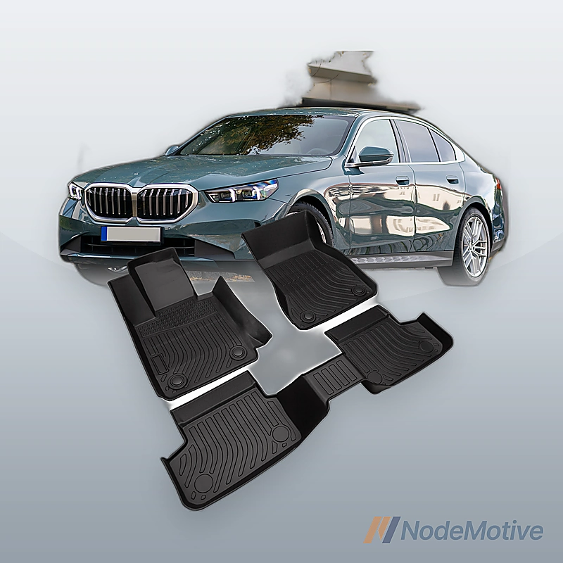 Fits 17-23 BMW 5-Series G30 TPE 3D Molded Floor Mats All Weather Liners 3PCS