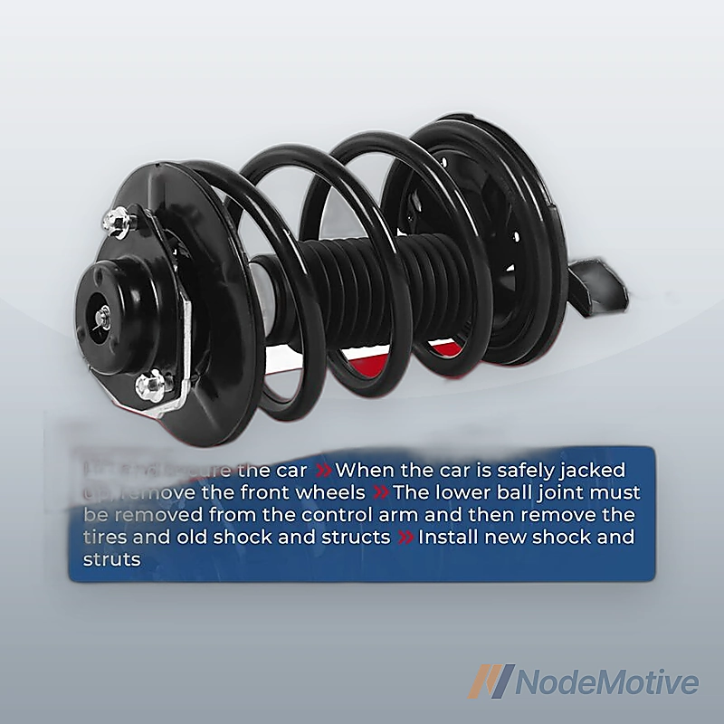 Pair Front Strut & Coil Spring Shock Assembly for 2002-2006 Nissan Altima