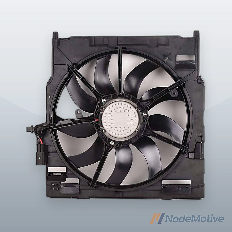 Radiator Condenser Cooling Fan Fits BMW X5 2011-13 X6 2009-14