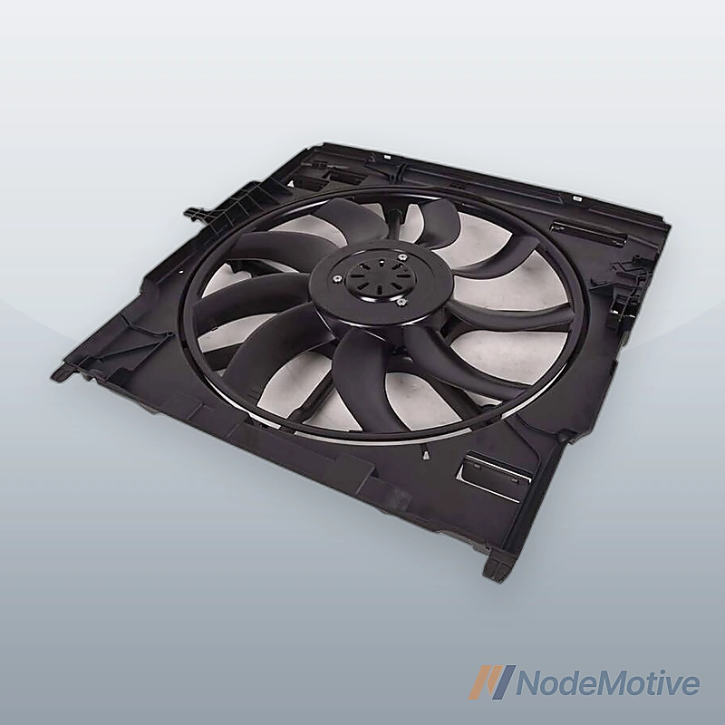 Radiator Condenser Cooling Fan Fits BMW X5 2011-13 X6 2009-14