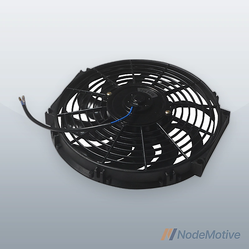 2PCS 12\" Universal Slim Fan Push Pull Radiator Cooling 12V w/Mount Kit