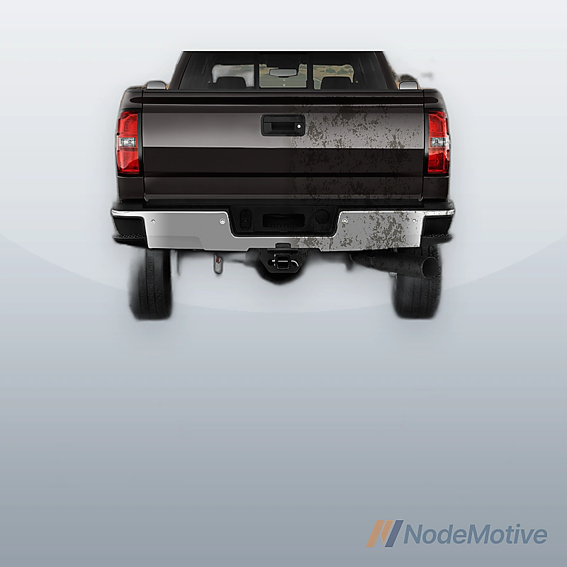 Chrome Rear Bumper Assembly for 2015-2019 Silverado Sierra 2500 3500 w/ Park