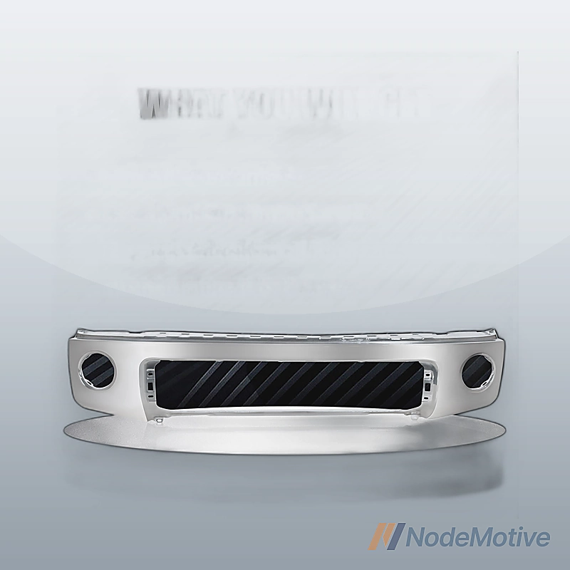 Chrome - Steel Front Bumper Cover for 2007-2013 Toyota Tundra Truck w/o Park