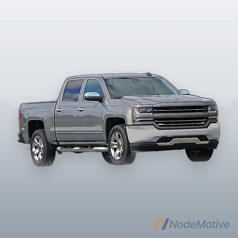 Front Bumper Face Bar for Silverado 1500 w/o Sensor Fog Light Holes 16-19 Chrome