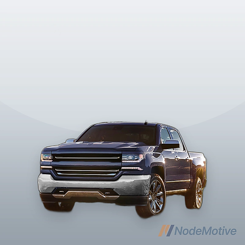 Front Bumper Face Bar for Silverado 1500 w/o Sensor Fog Light Holes 16-19 Chrome