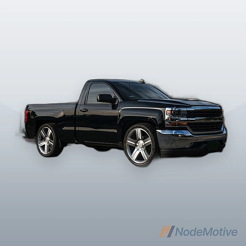 Front Bumper Face Bar for Silverado 1500 w/o Sensor Fog Light Holes 16-19 Chrome